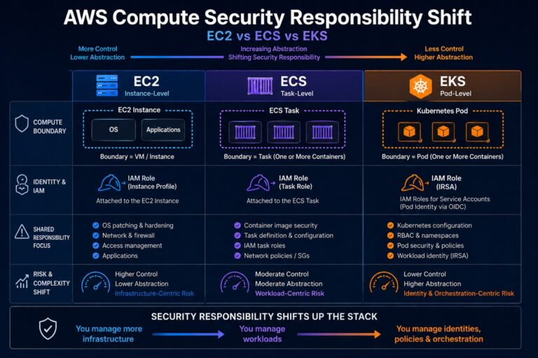 AWS Compute Security EC2 ECS EKS: Key Differences Explained